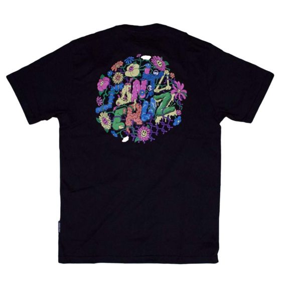 Camiseta Santa Cruz Skateboards Baked Dot Preta