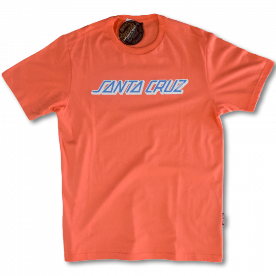 Camiseta Santa Cruz Skateboards Classic Strip Coral