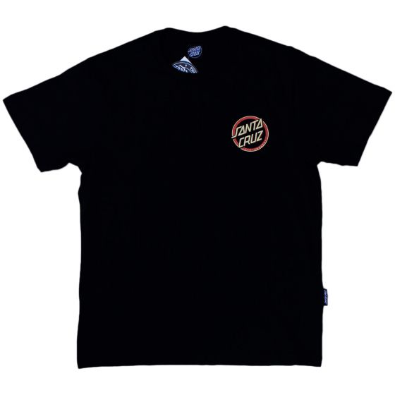 Camiseta Santa Cruz Skateboards Gleam Dot Preto