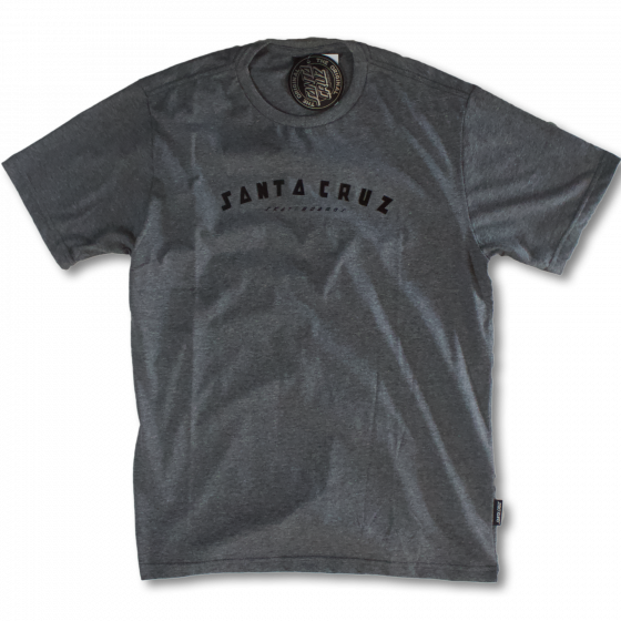 Camiseta Santa Cruz Skateboards Headliner Chumbo Mescla