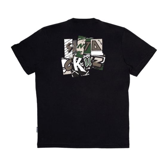 Camiseta Santa Cruz Skateboards Kickback SS Preta