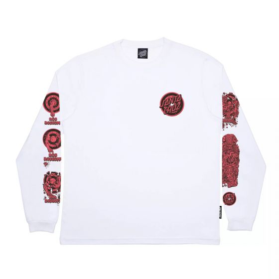 Camiseta Santa Cruz Skateboards Manga Longa Rob Evolution LS