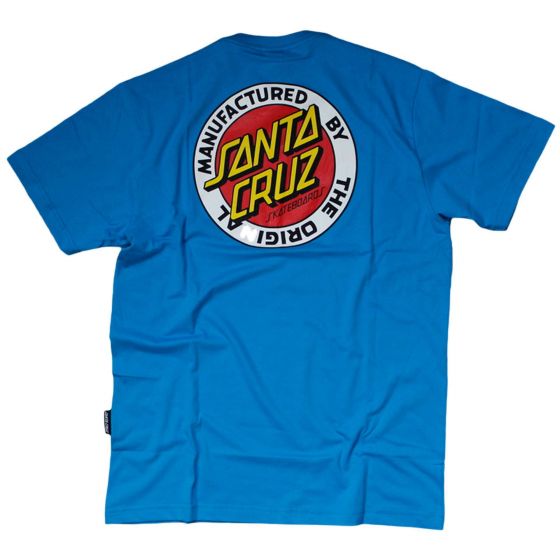 Camiseta Santa Cruz Skateboards MFG DOT 2 Azul