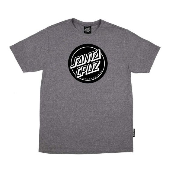 Camiseta Santa Cruz Skateboards Reverse Dot Chumbo