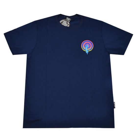 Camiseta Santa Cruz Skateboards Roskopp Marinho