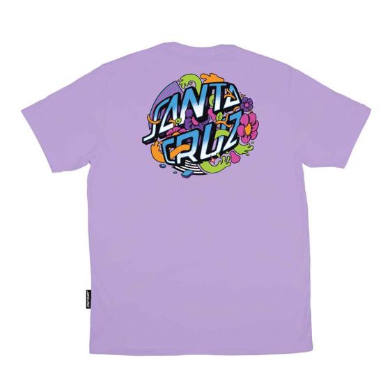 Camiseta Santa Cruz Skateboards Strange Dot Lilás