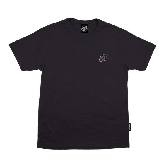 Camiseta Santa Cruz Skateboards Work Hand Preta