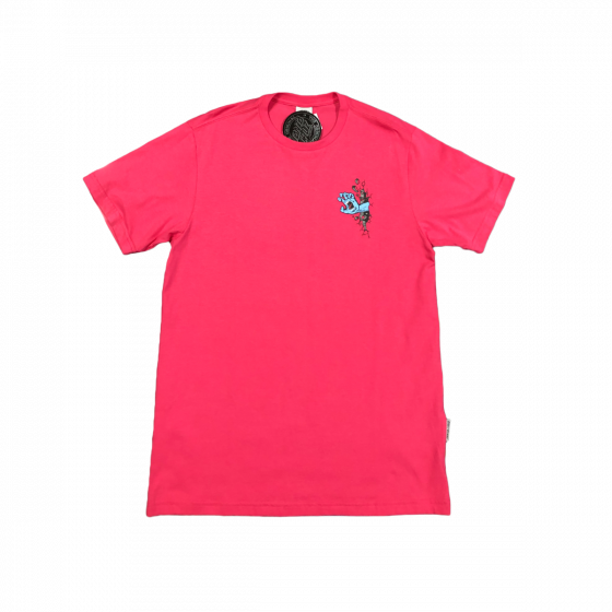 Camiseta Santa Cruz Wall Hand Rosa