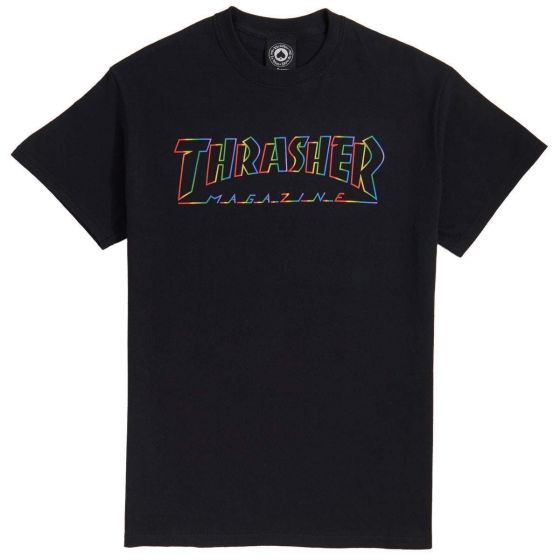 Camiseta Thrasher Magazine Spectrum Preta