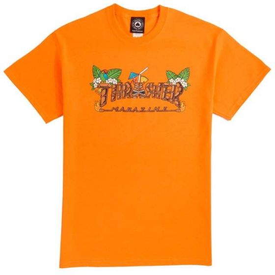 Camiseta Thrasher Magazine Tiki Orange