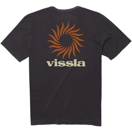 Camiseta Vissla Pin Wheel Preto