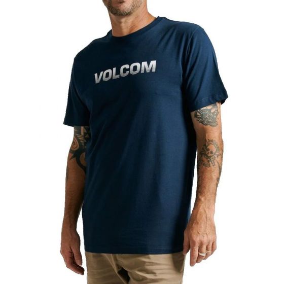 Camiseta Volcom  Risen Azul-Marinho