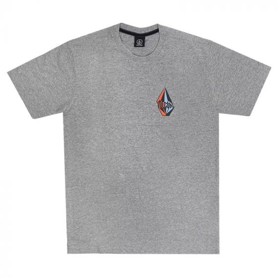 Camiseta Volcom Stoney Fill Cinza Mescla