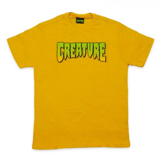 Camiseta Creature Fiends Logo Amarela