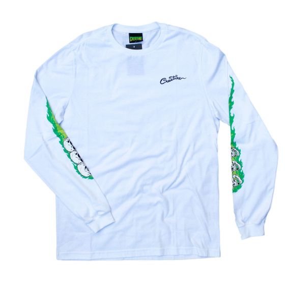 Camiseta Manga Longa Creature Skateboards Three Skulls