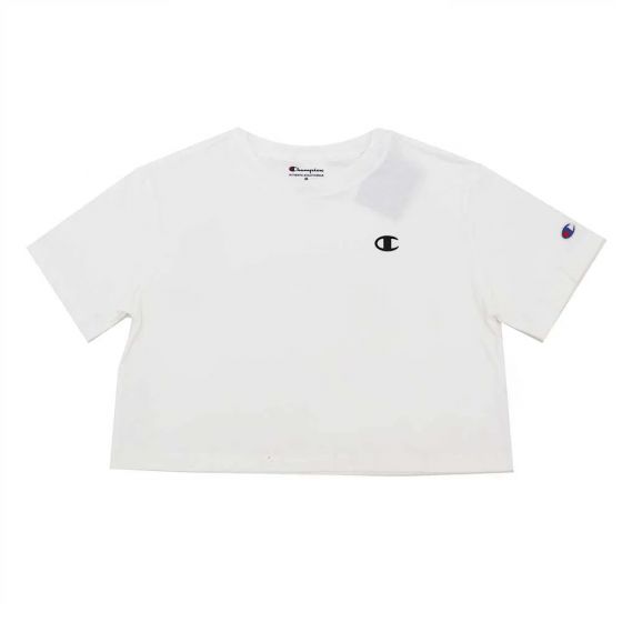 Cropped Champion Lev C Logo - Off White