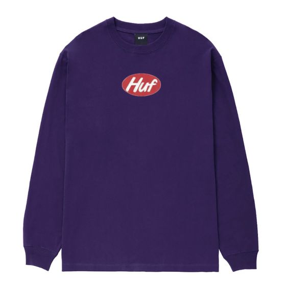 Camiseta  Manga Longa Huf Worldwide Essentials Cereal Killer Roxo Violeta