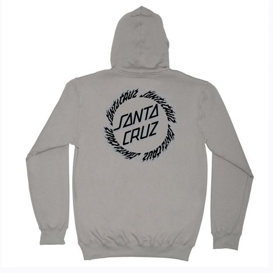 Moletom Canguru Fechado Santa Cruz Flame Ringed Dot