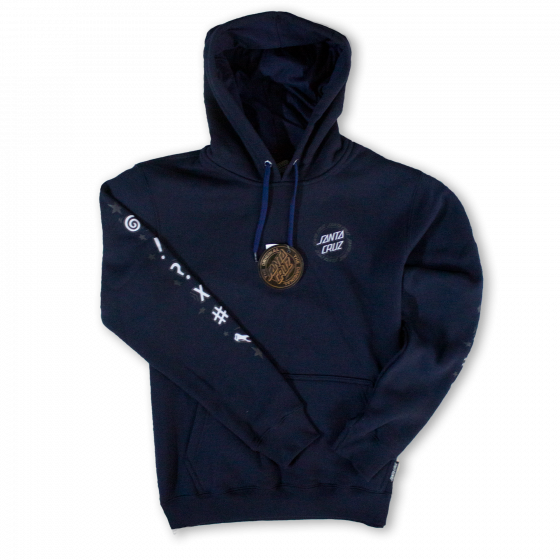 Moletom Canguru Fechado Santa Cruz Skateboards Skate Brain