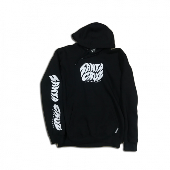 Moletom Canguru Fechado Surge Santa Cruz Preto