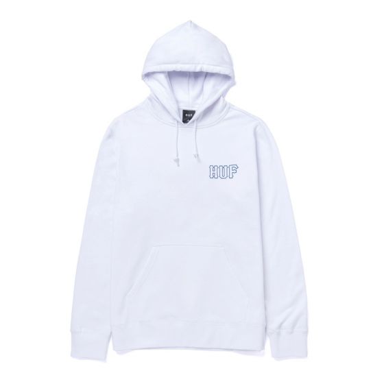 Moletom Canguru Huf Barb Wire Classic Branco