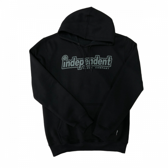 Comprar Moletom Canguru Fechado Independent Truck Logo Front Preto Independent Truck Company - Loja Melbourne Skateboards