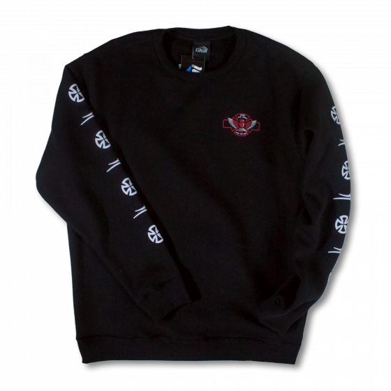 Moletom Careca Especial Collab Lakai Limited x Independent Trucks Preto