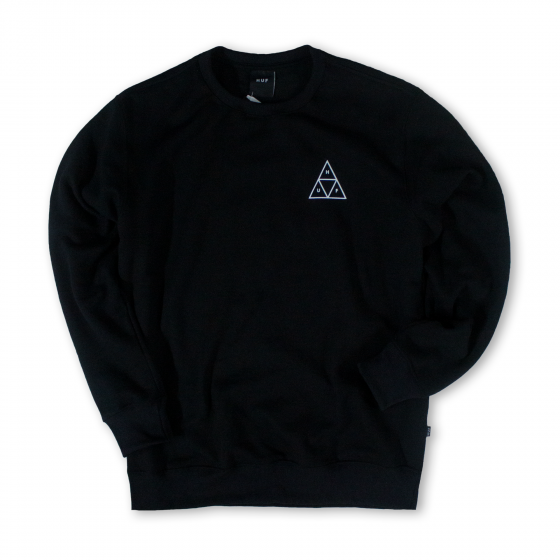 Foto Moletom Careca HUF WorldWide Essentials TT Logo Preto HUF Worldwide - Roupa Original