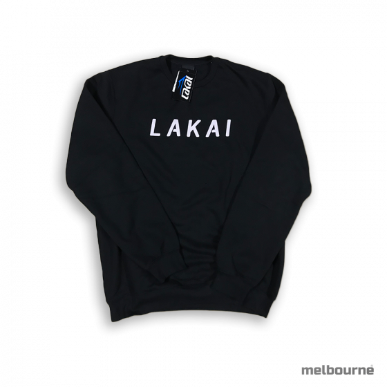 Moletom Careca Lakai Manuscrito Preto