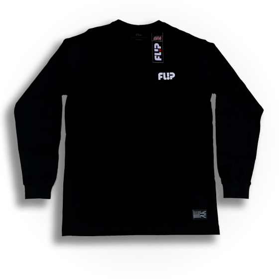 Foto Camiseta Manga Longa Flip Odyssey Chest Preta Flip - Roupa Original