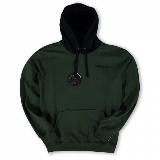 Comprar Moletom Canguru Fechado Santa Cruz Skateboards Especial Dot Hood Verde Militar Santa Cruz Skateboards - Loja Melbourne Skateboards
