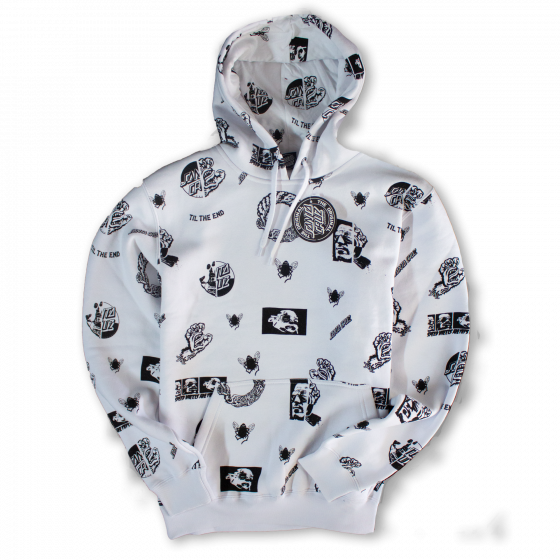 Comprar Moletom Canguru Fechado Especial Santa Cruz Skateboards This Fast Branco Santa Cruz Skateboards - Loja Melbourne Skateboards