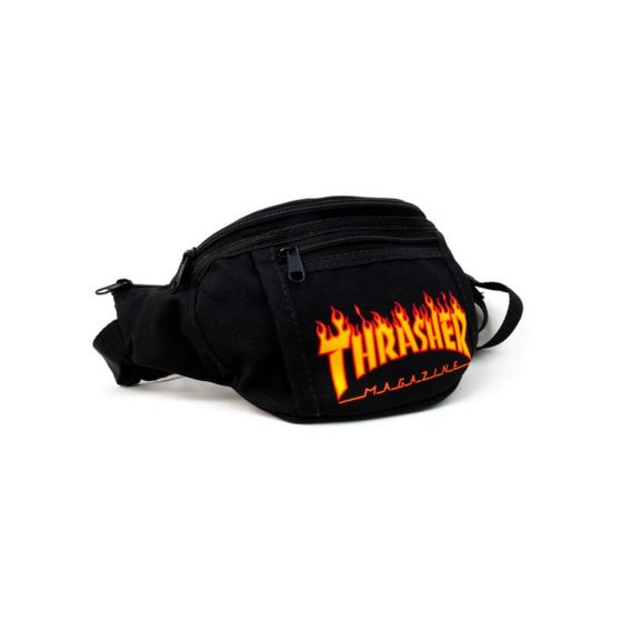 Pochete Thrasher Magazine Flame Preta