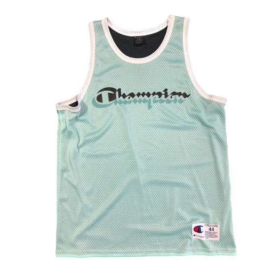 Regata Champion Reversível Verde Água e Preta