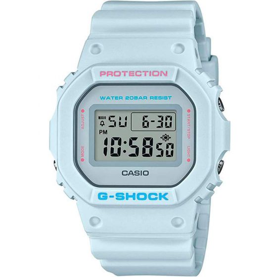 Foto Relógio G-Shock DW-5600SC-8DR Branco Melbourne Skateboards - Skate Shop Online