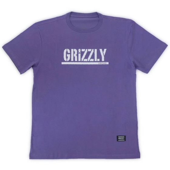 Camiseta Grizzly Griptape Stamp Purple