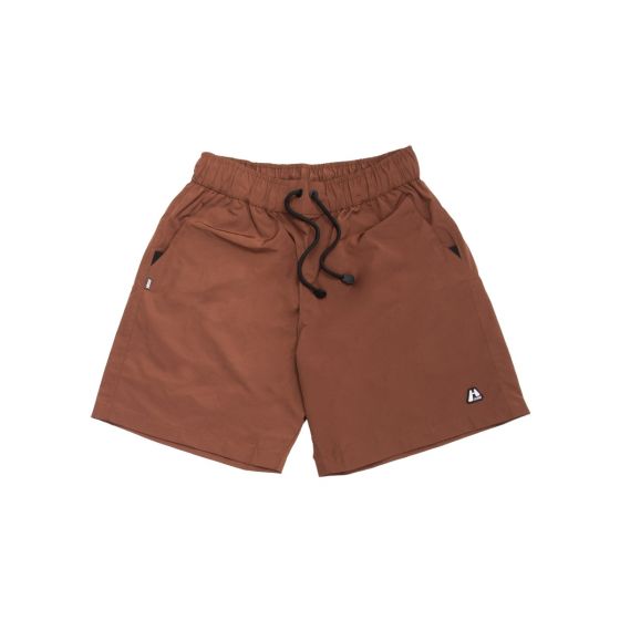 Bermuda Shorts HIGH Company Logo Line Brown