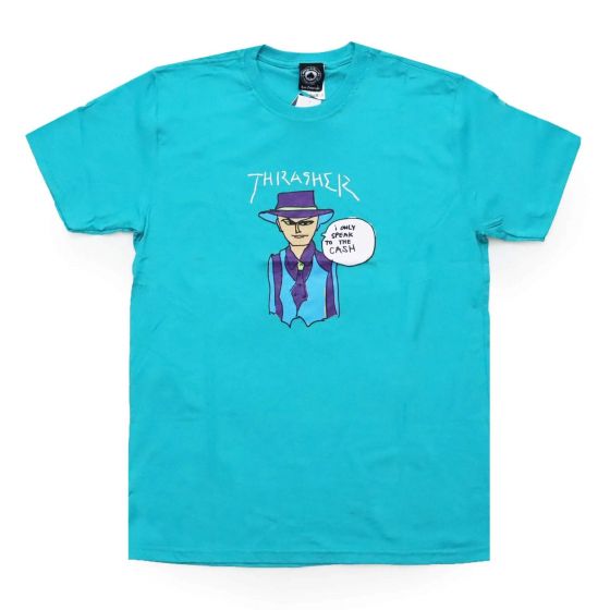 Camiseta Thrasher Magazine Gonz Cash Witch Verde Jade Thrasher Magazine - Camiseta Skate Streetwear