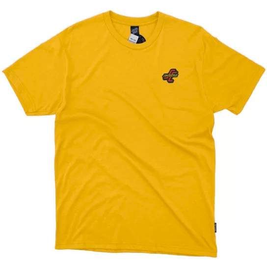 Camiseta Santa Cruz Skateboards OGSC Chest Amarela