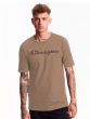 Camiseta Champion Sportswear Script Contour Ink Khaki