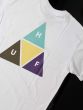Camiseta HUF Worldwide Prism Trial Branca
