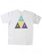 Camiseta HUF Worldwide Prism Trial Branca