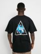 Camiseta HUF Worldwide Hot Dice Triple Triangle Preta