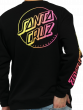 Camiseta Manga Longa Santa Cruz Skateboards Opus Dot Stripe Fade