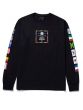 Camiseta Manga Longa HUF Worldwide Flag Atelier