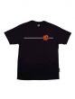 Camiseta Santa Cruz Skateboards Classic Dot Preta