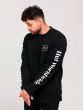 Moletom Careca Huf Worldwide Essentials Domestic Preto