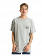 Camiseta Volcom Stone Slim Fronds Cinza Mescla
