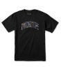 Camiseta Primitive Skateboards Collegiate Aquatic Black