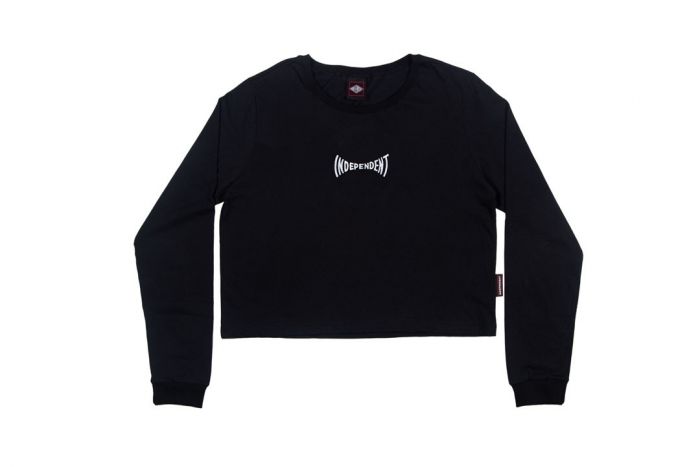Eixo de Skate Blusa Independent Trucks Cropped Manga Longa Span Logo  Independent Truck Company - Curvas Precisas